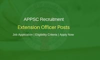 Apply for 109 Extension Officer Grade I post in APPSC 